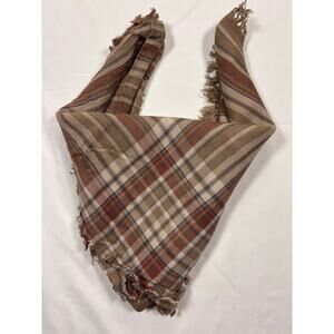 Women's Bandana Plaid Scarf